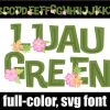 Luau Green Font