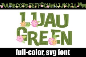 Luau Green Font