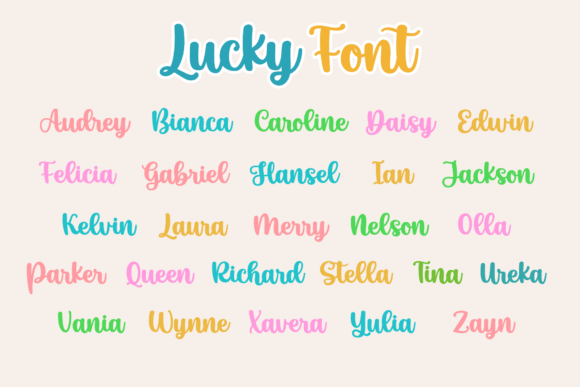 Lucky Font - Image 3