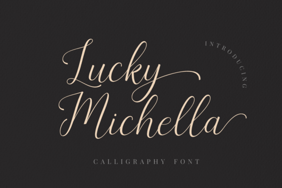Lucky Michella Font