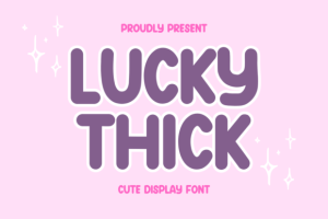 Lucky Thick Font