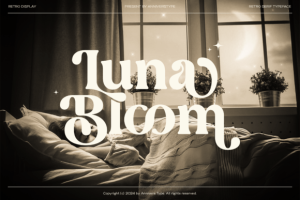 Luna Bloom Font