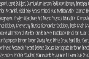 Alternative view of Lunchbreak Font