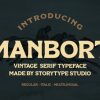 Manbort Font