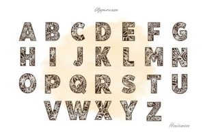 Alternative view of Mandala Font