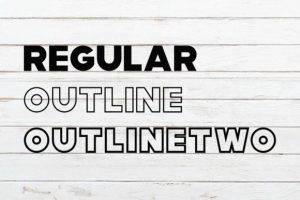 Alternative view of Modia Font