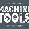 Machine Tools Font