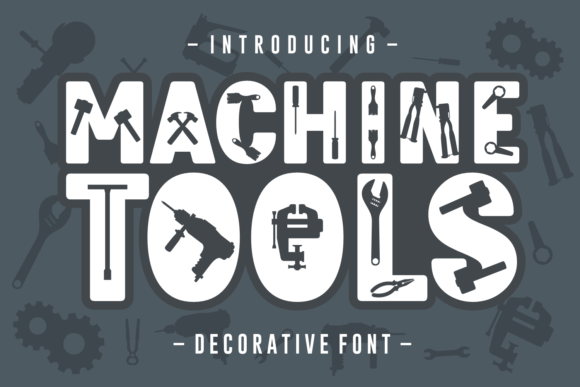 Machine Tools Font