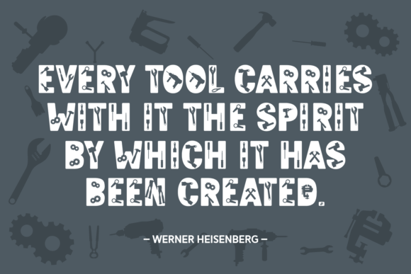 Machine Tools Font - Image 2