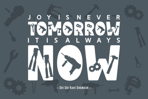 Machine Tools Font - Image 3