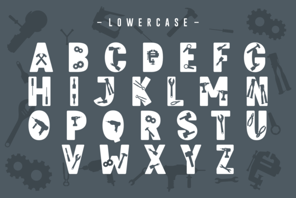 Machine Tools Font - Image 6