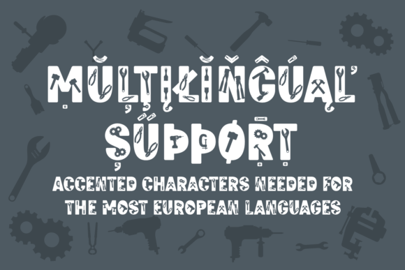 Machine Tools Font - Image 8