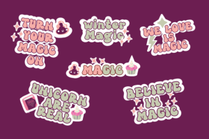 Alternative view of Magic Retro Font