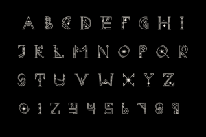 Alternative view of Magic Spark Font