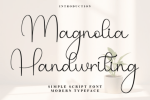 Magnolia Handwriting Font