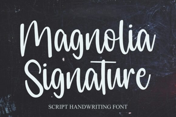 Magnolia Signature Font