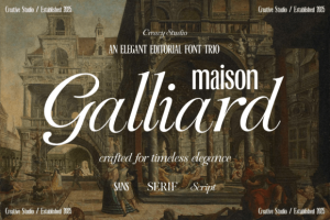 Maison Galliard Font