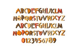 Alternative view of Make It Pumpkin Font