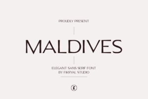 Maldives Font