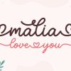 Malia Love You Font