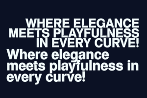 Alternative view of Maline Font