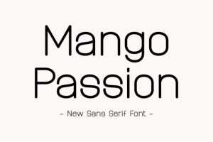 Mango Passion Font