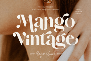 Mango Vintage Font