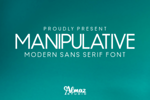 Manipulative Font