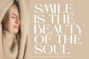 Alternative view of March Vibes Font