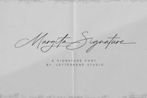 Margita Signature Font