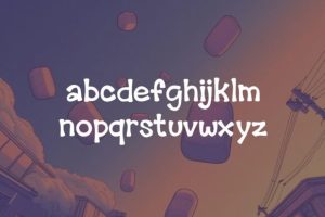 Alternative view of Marshmallow Dreams Font
