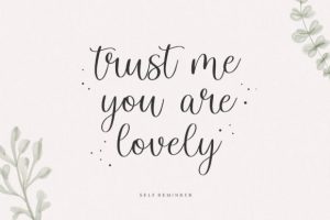 Alternative view of Martin Kamila Script Font