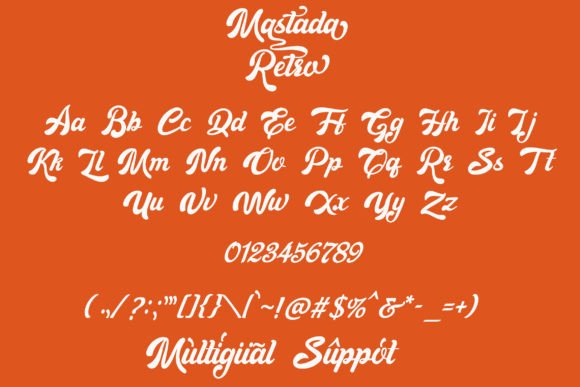 Mastada Retro Font - Image 8