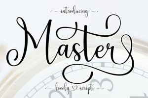 Master Script Font
