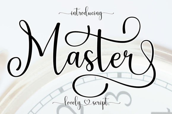 Master Script Font
