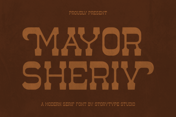 Mayor Sheriv Font