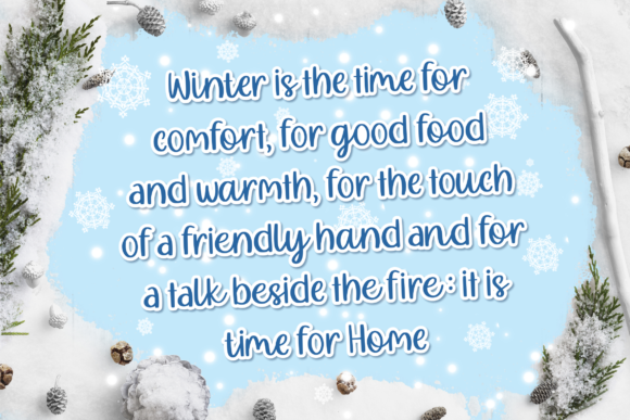 Mealky Winter Font - Image 4