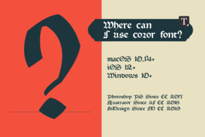 Alternative view of Medieval Knots Font