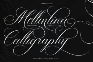 Melintina Calligraphy Font