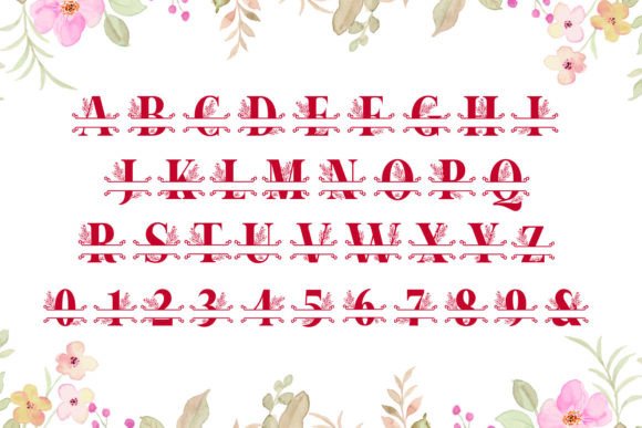 Mellissa Monogram Font - Image 4