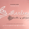 Merlin Birth Flower Font