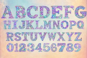 Alternative view of Mermaid Font