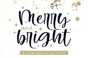 Merry and Bright Font
