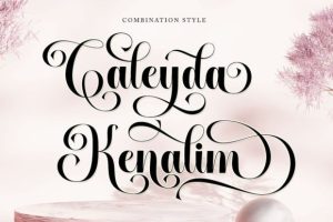 Alternative view of Merry Brighty Font