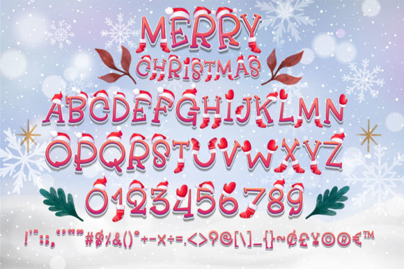 Merry Christmas Font - Image 8