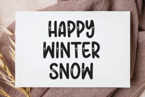 Alternative view of Merry Christmas Font