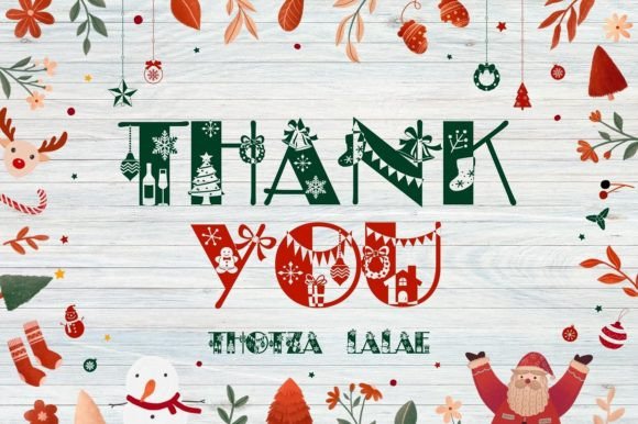 Merry Christmas Font - Image 5