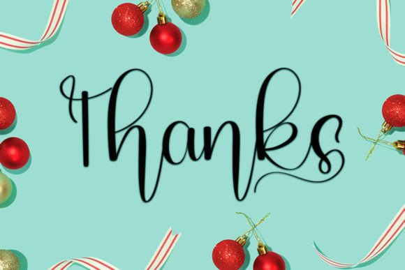 Merry Christmas Font - Image 7