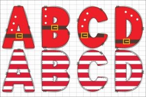 Alternative view of Merry Christmas Font