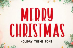 Merry Christmas Font
